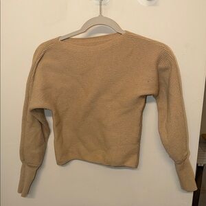 Women's Tan Sweater